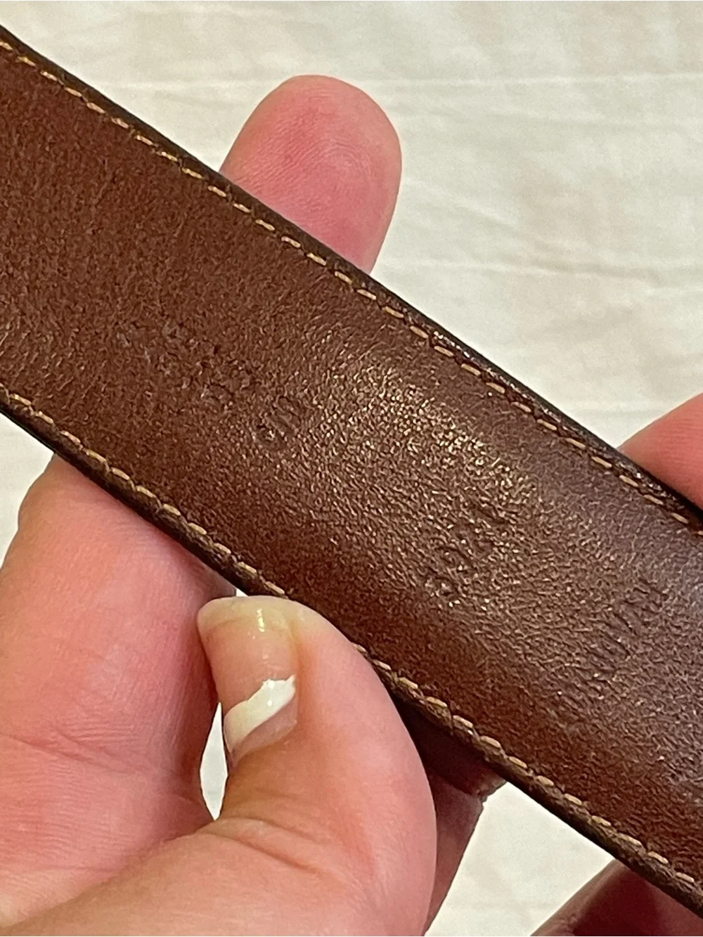 Vintage Coach Burgundy Leather Belt Brass Buckle USA Made Size 34 Unisex